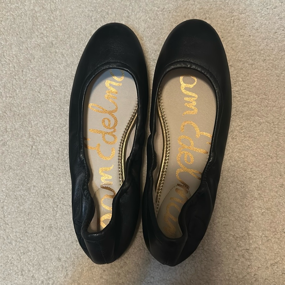 Sam Edelman black ballet flats. Used in excellent condition.